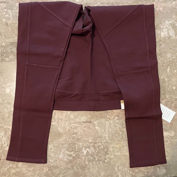 NWT - High Rise Mudd Leggings - Size XL (Red/Maroon/Wine color) - Picture 5 of 6